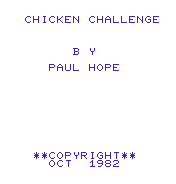 Chicken Challenge